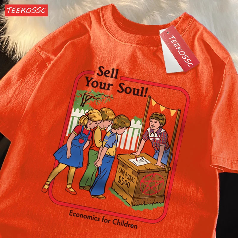 Sell Your Soul - Economics For Children Tee