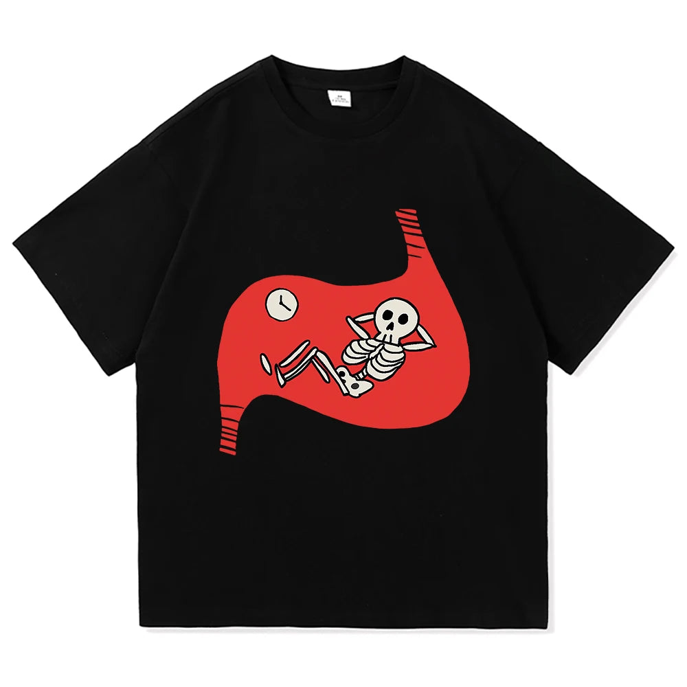 "Delicious in Dungeon” Skeleton Inside Stomach Tee