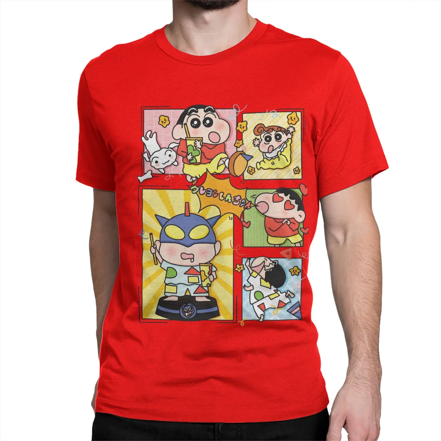 Crayon Shin-chan Comic Panel Tee