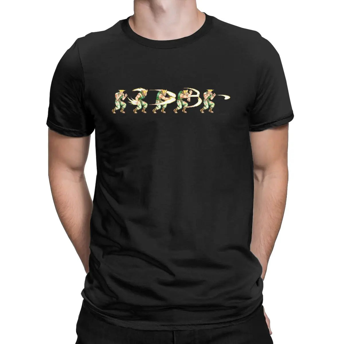 Street Fighters II Guile Sonic Boom Tee