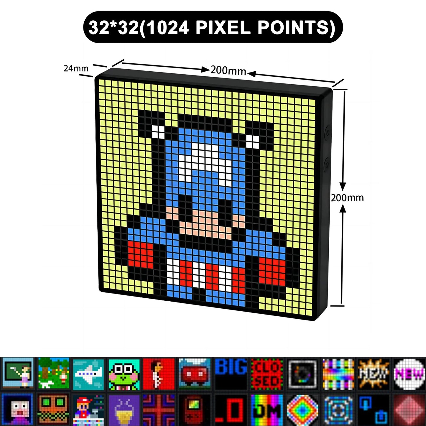 Smart LED Pixel Art Display