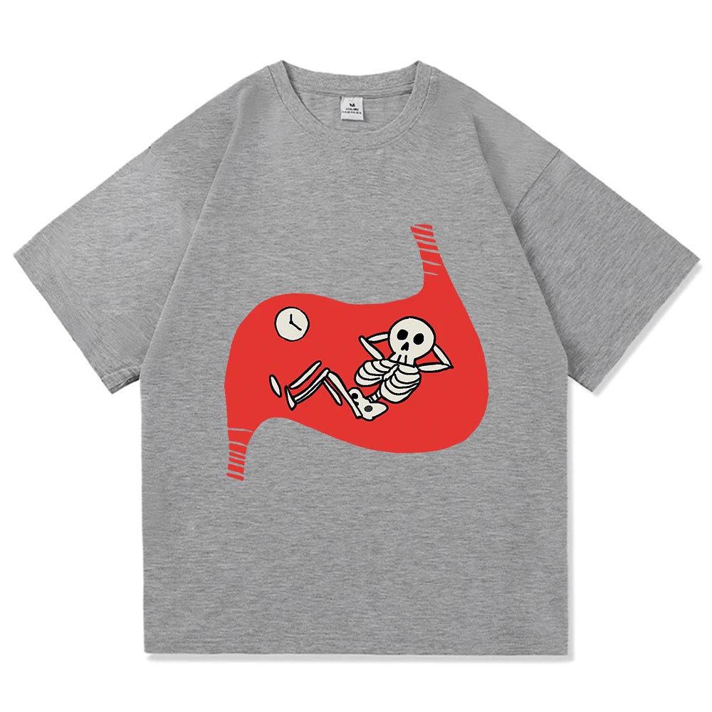 "Delicious in Dungeon” Skeleton Inside Stomach Tee