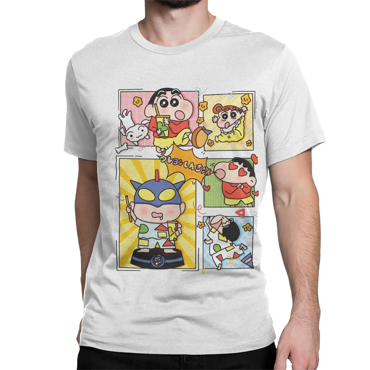 Crayon Shin-chan Comic Panel Tee
