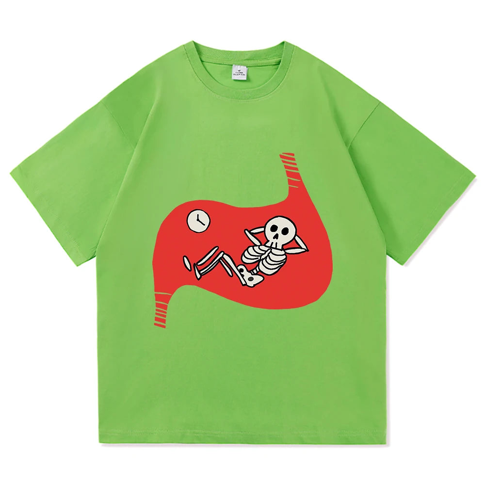 "Delicious in Dungeon” Skeleton Inside Stomach Tee