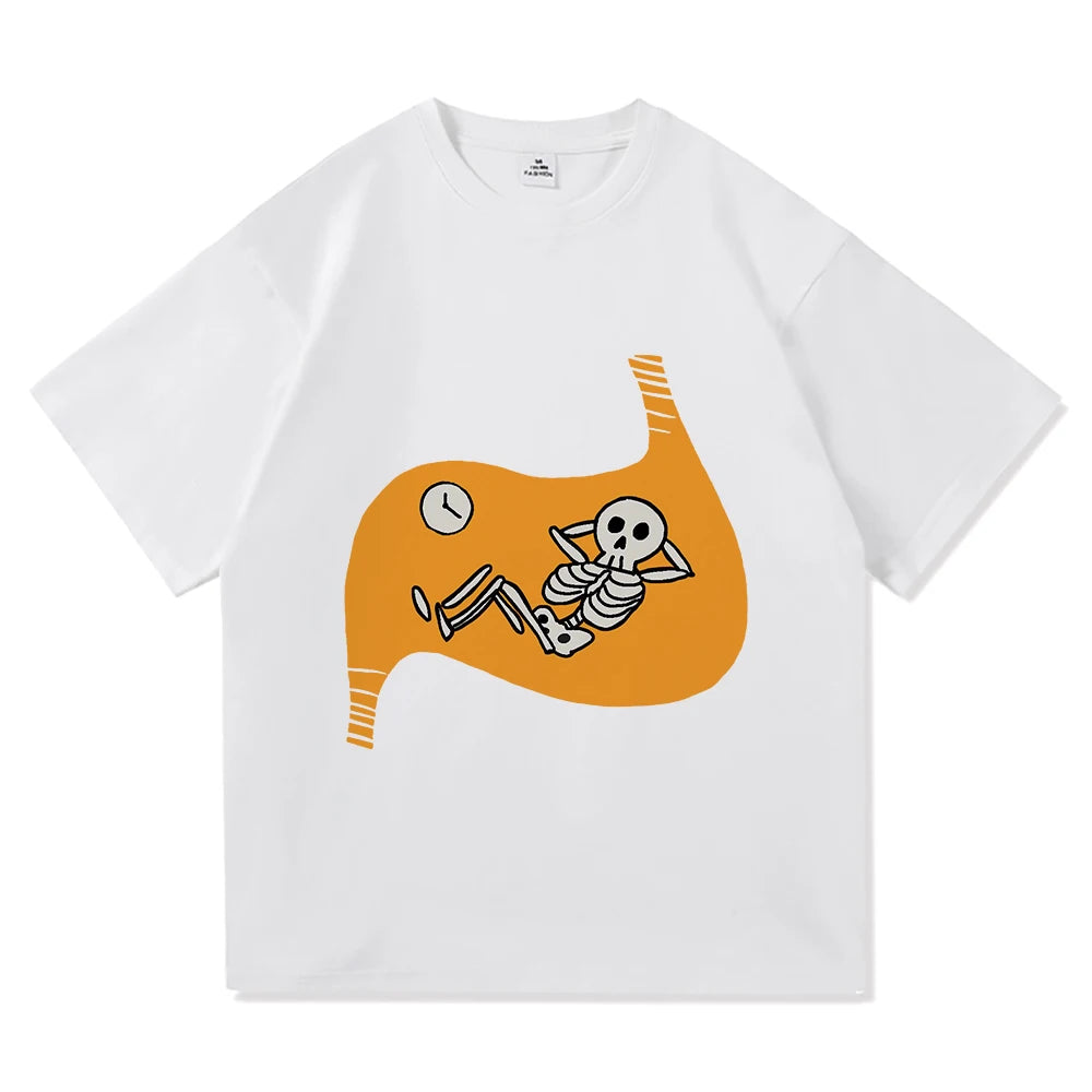 "Delicious in Dungeon” Skeleton Inside Stomach Tee