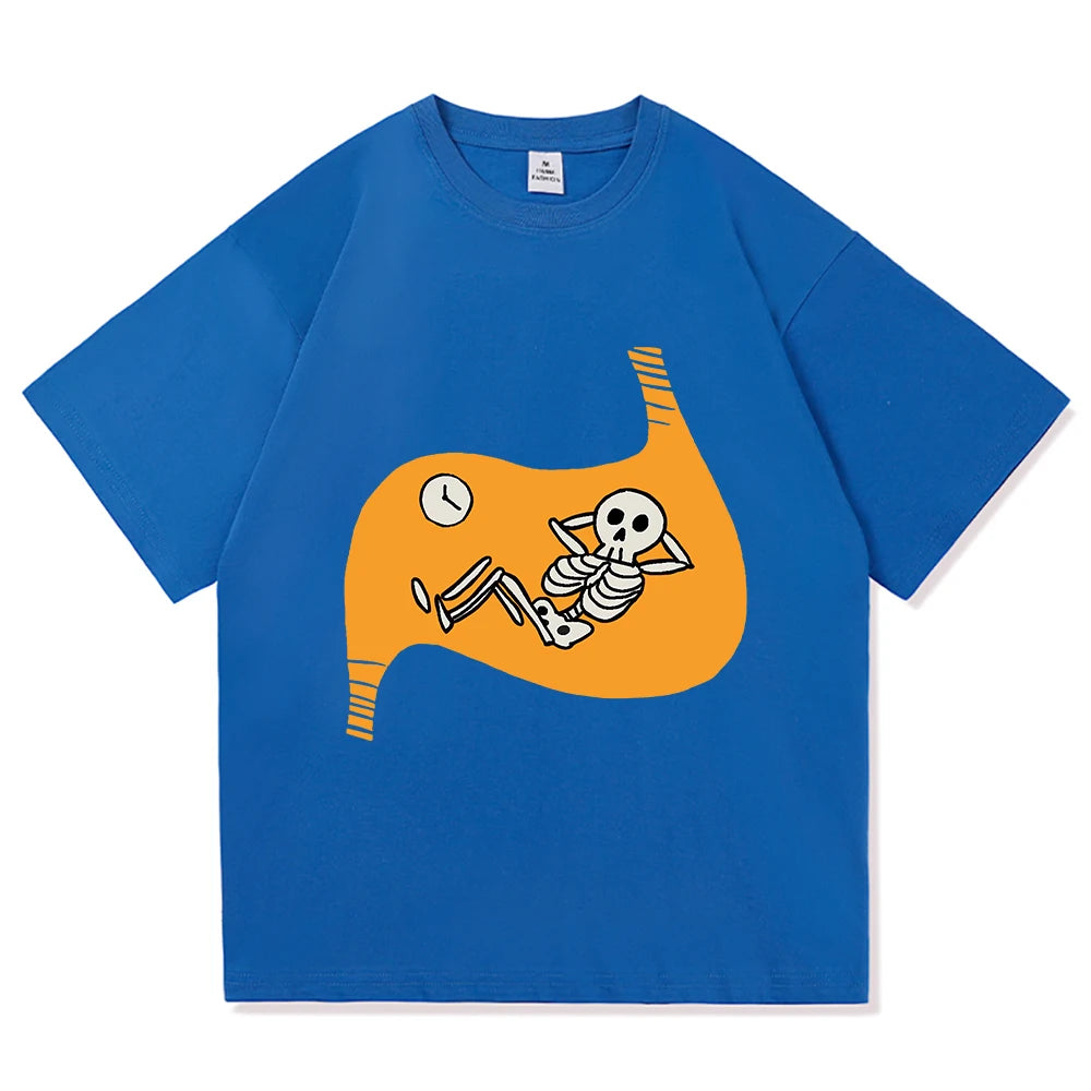 "Delicious in Dungeon” Skeleton Inside Stomach Tee