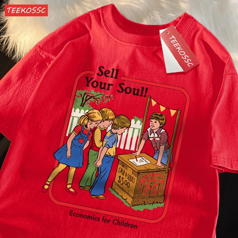Sell Your Soul - Economics For Children Tee