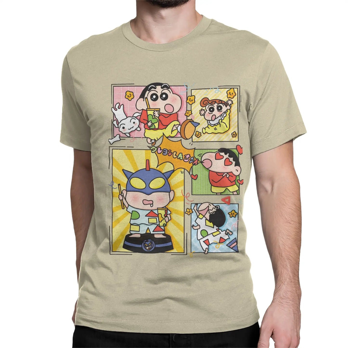 Crayon Shin-chan Comic Panel Tee