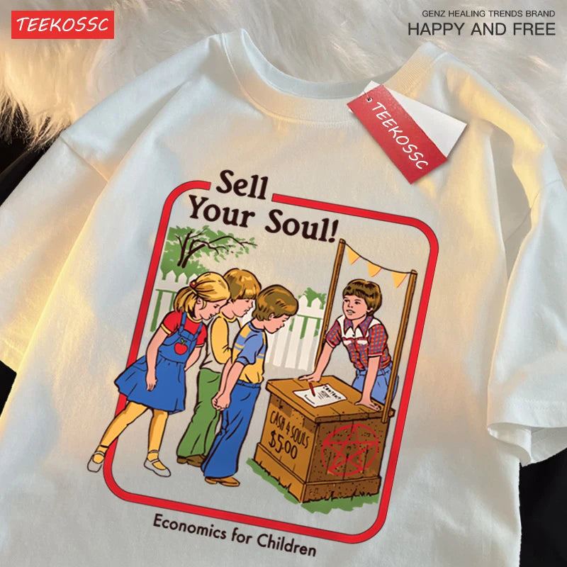 Sell Your Soul - Economics For Children Tee