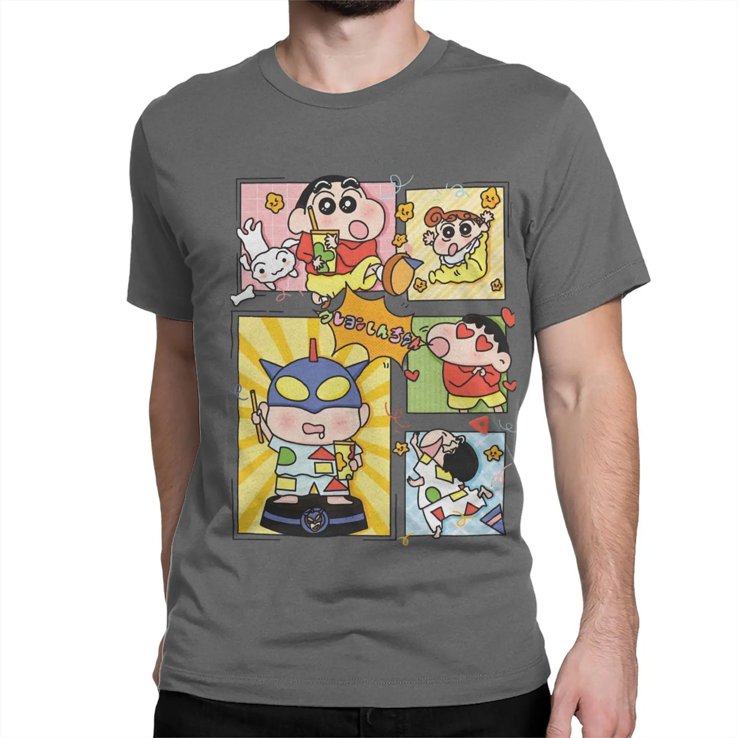 Crayon Shin-chan Comic Panel Tee