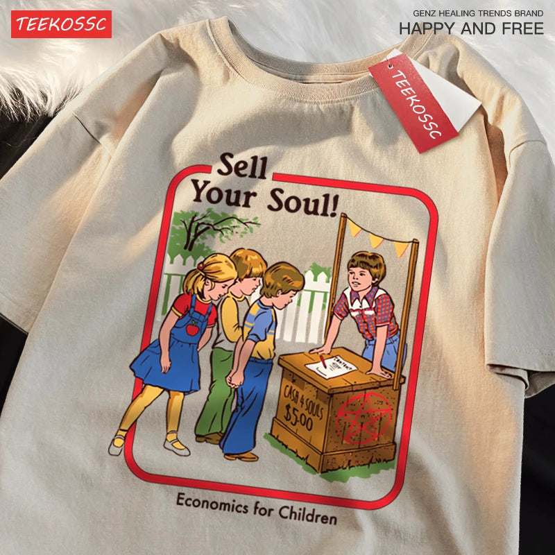 Sell Your Soul - Economics For Children Tee