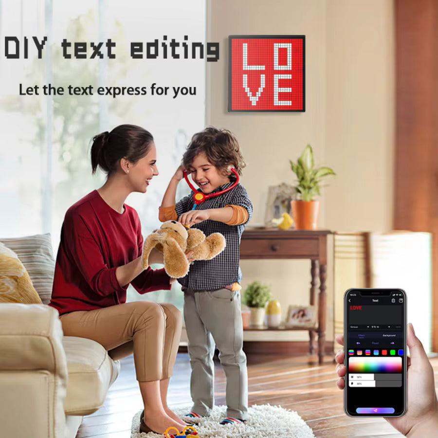Smart LED Pixel Art Display