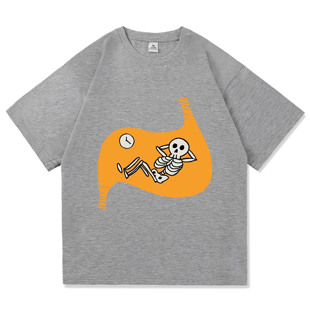 "Delicious in Dungeon” Skeleton Inside Stomach Tee