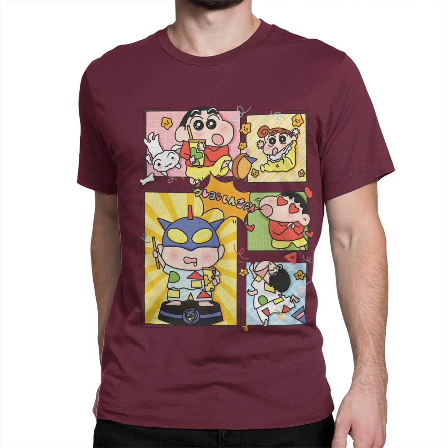 Crayon Shin-chan Comic Panel Tee