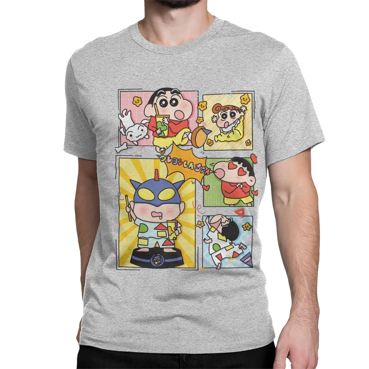 Crayon Shin-chan Comic Panel Tee