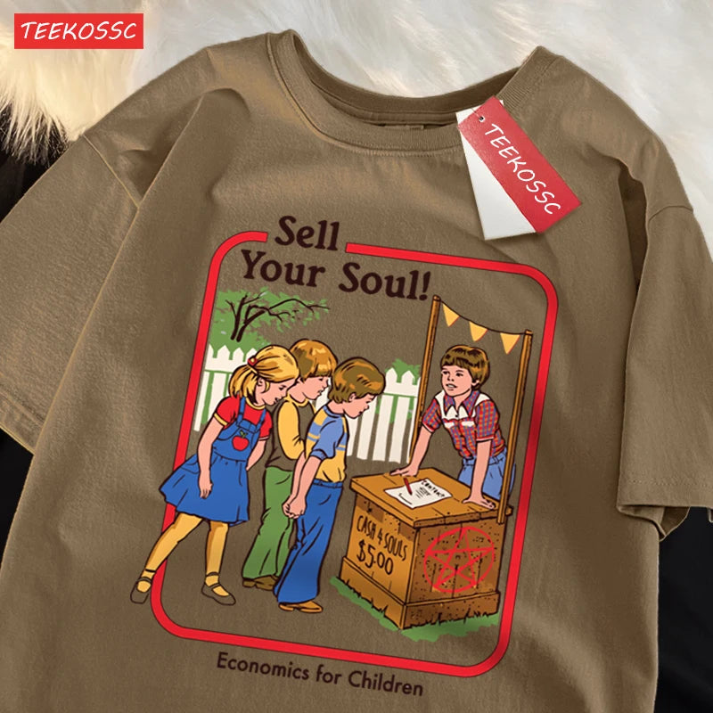 Sell Your Soul - Economics For Children Tee
