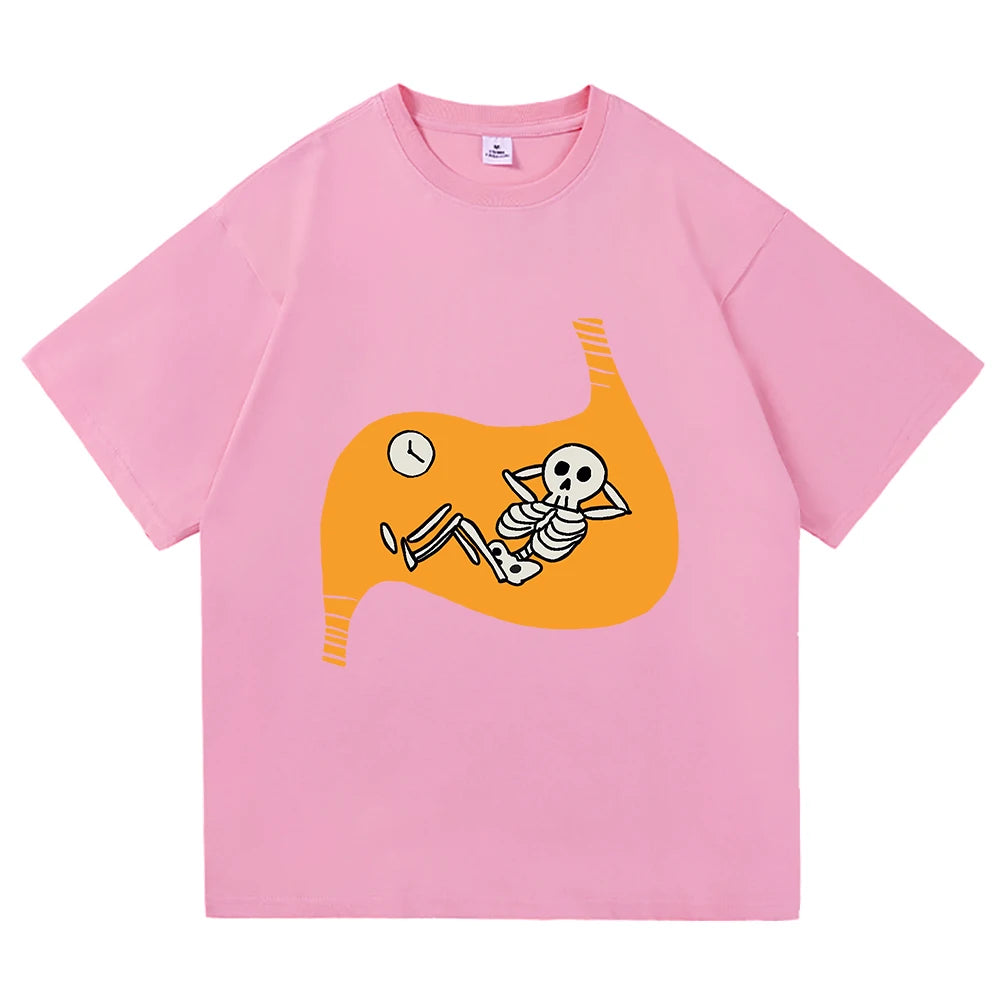 "Delicious in Dungeon” Skeleton Inside Stomach Tee