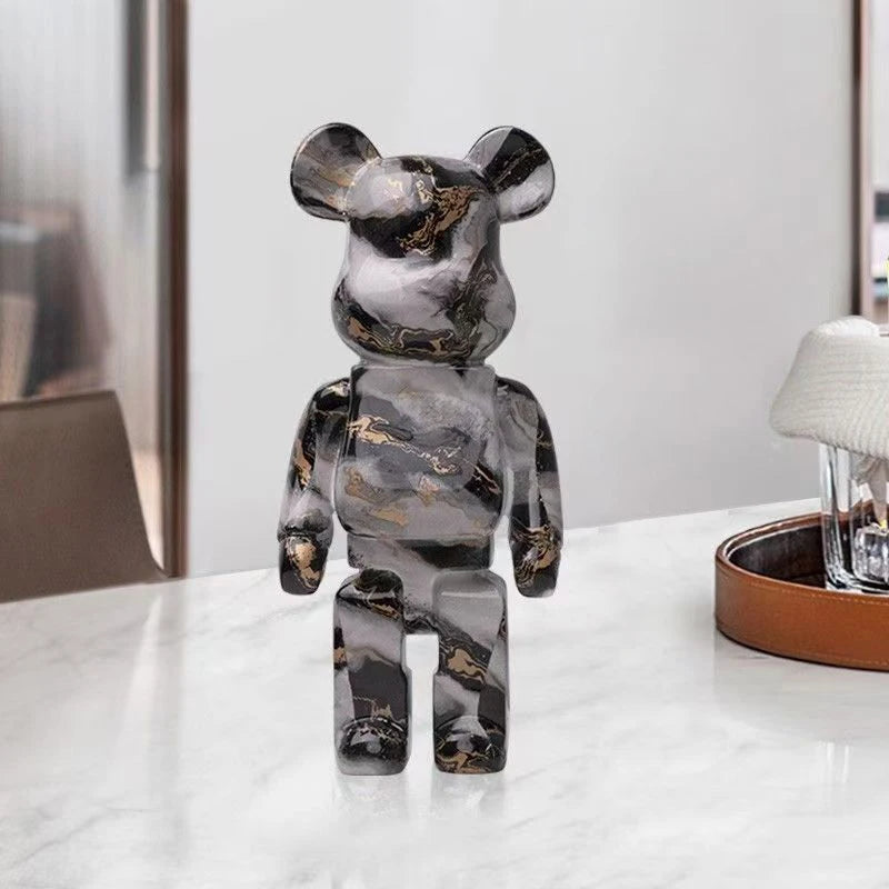 Graffiti Bear Art Sculpture Home Decor
