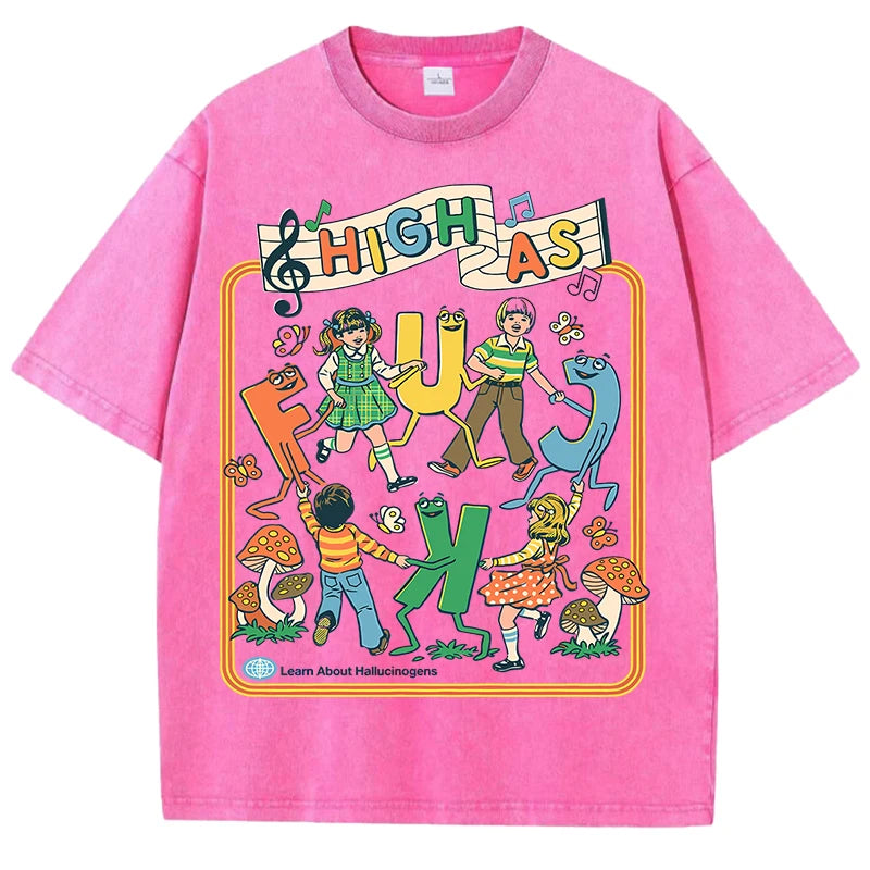 HIGH AS F*CK Retro Tee
