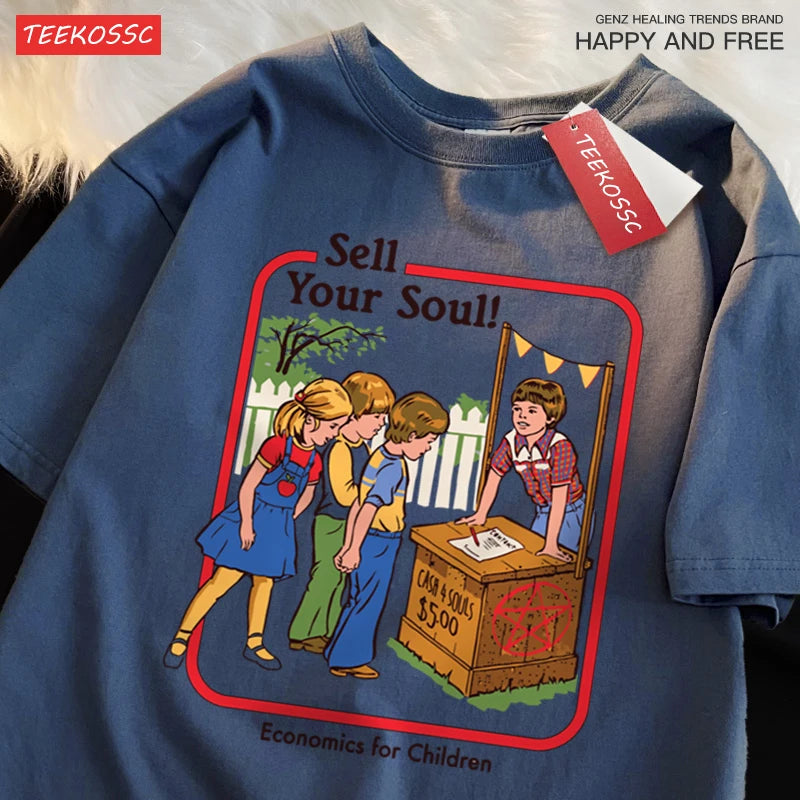 Sell Your Soul - Economics For Children Tee