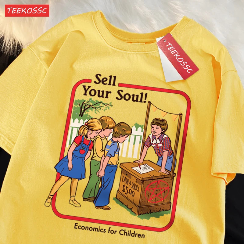 Sell Your Soul - Economics For Children Tee