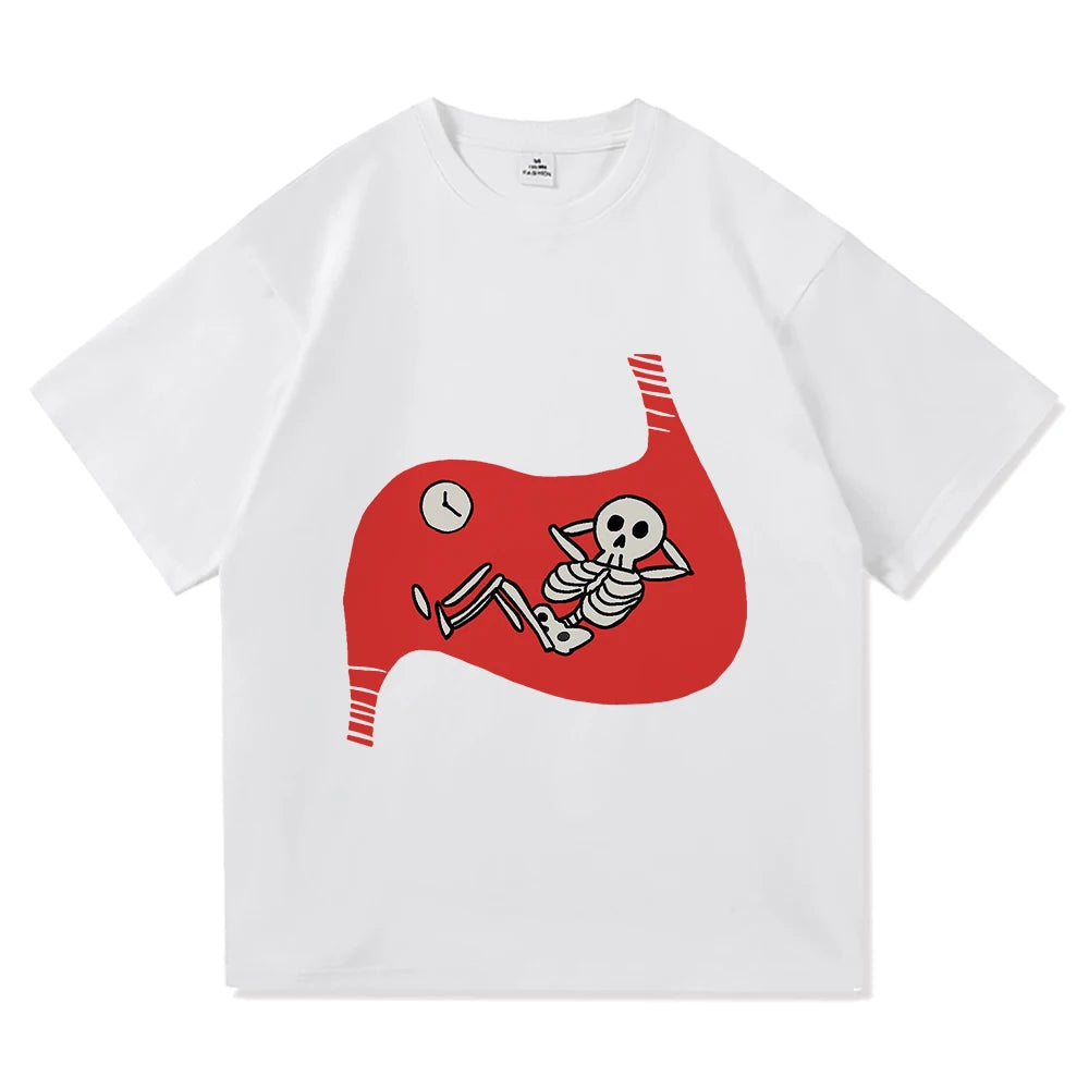 "Delicious in Dungeon” Skeleton Inside Stomach Tee