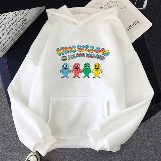 King Gizzard & The Lizard Wizard Cartoon Hoodie