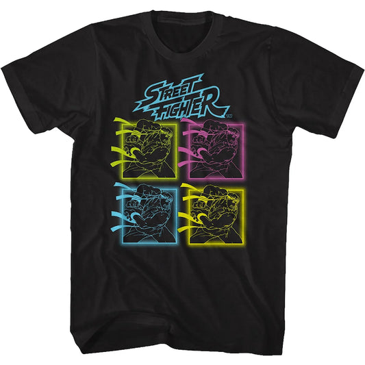 Street Fighter Neon Tee