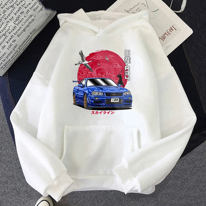 Nissan Skyline R34 – Japanese JDM Car Graphic Hoodie