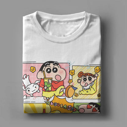 Crayon Shin-chan Comic Panel Tee