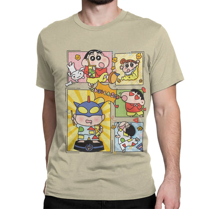 Crayon Shin-chan Comic Panel Tee
