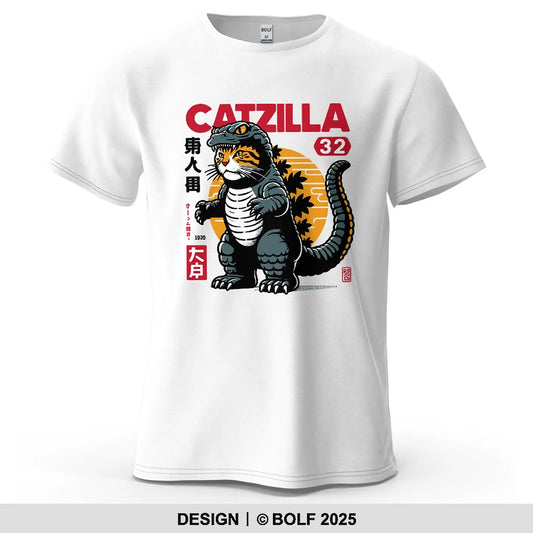 Catzilla Retro Graphic Tee