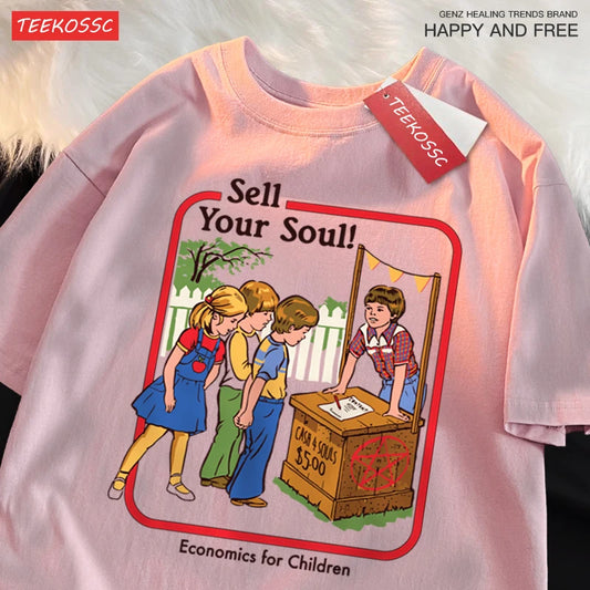 Sell Your Soul - Economics For Children Tee