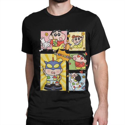 Crayon Shin-chan Comic Panel Tee