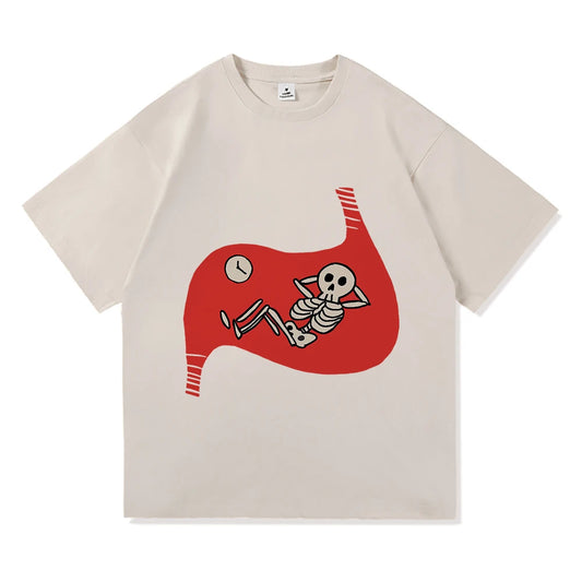 "Delicious in Dungeon” Skeleton Inside Stomach Tee