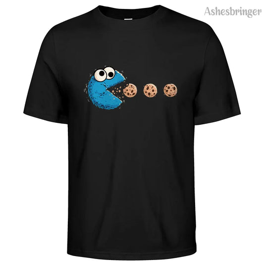 Cookie Monster Pac-Man Parody Tee