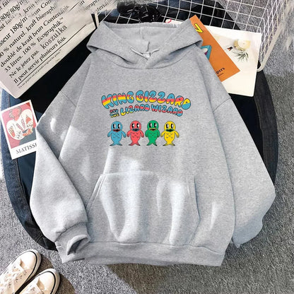 King Gizzard & The Lizard Wizard Cartoon Hoodie